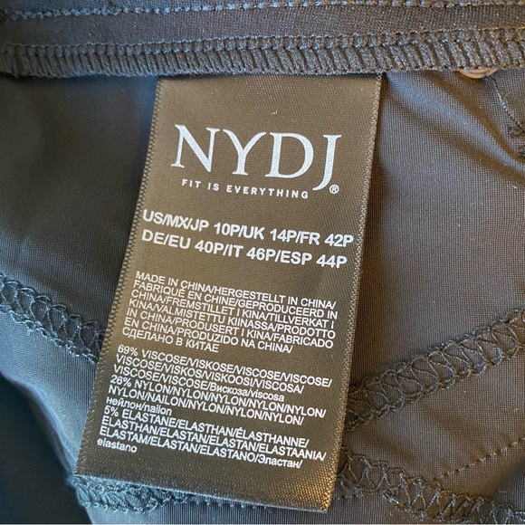 NYJD Sculpt Her Trouser Pants Marilyn Straight Black NWT - Picture 6 of 11